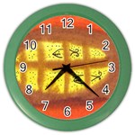 Fish Egg Color Wall Clocks Front
