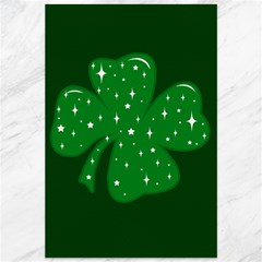 Sparkly Clover Canvas 12  X 18   by Valentinaart