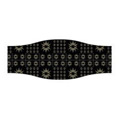 Dark Ethnic Stars Motif Pattern Stretchable Headband by dflcprints