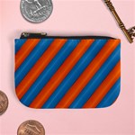 Diagonal Stripes Striped Lines Mini Coin Purses Front