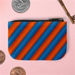 Diagonal Stripes Striped Lines Mini Coin Purses Back