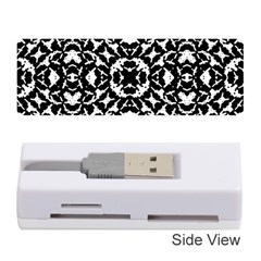 Black And White Geometric Pattern Memory Card Reader (stick)  by dflcprints