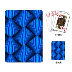 Abstract Waves Motion Psychedelic Playing Card by Nexatart