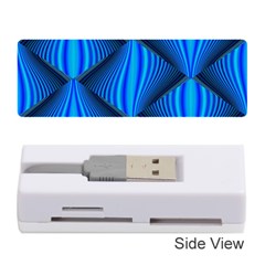 Abstract Waves Motion Psychedelic Memory Card Reader (stick)  by Nexatart