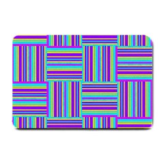 Geometric Textile Texture Surface Small Doormat  by Nexatart
