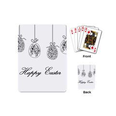 Easter Eggs Playing Cards (mini)  by Valentinaart