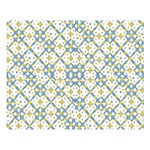 Vivid Check Geometric Pattern Double Sided Flano Blanket (Large)  Blanket Back