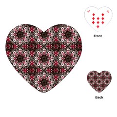 Oriental Ornate Pattern Playing Cards (heart)  by dflcprints