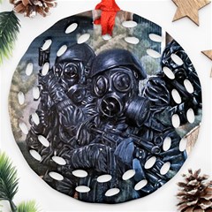 More Pepper Ornament (round Filigree) by redmaidenart