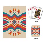 Symmetric distorted shapes                              Playing Cards Single Design Back