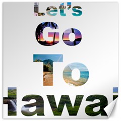 Hawaii Canvas 20  X 20   by Howtobead