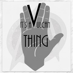 Vulcan Thing Canvas 12  X 12   by Howtobead