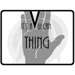 Vulcan Thing Fleece Blanket (Large)  80 x60  Blanket Front