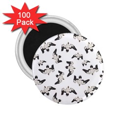 Birds Pattern Photo Collage 2 25  Magnets (100 Pack)  by dflcprints