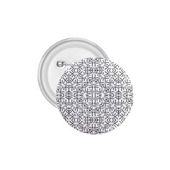 Black And White Ethnic Geometric Pattern 1 75  Buttons by dflcprints