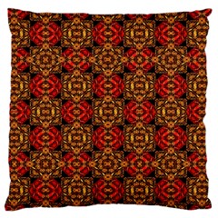 Colorful Ornate Pattern Design Large Flano Cushion Case (two Sides) by dflcprints
