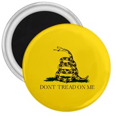 Gadsden Flag Don t Tread On Me 3  Magnets by snek