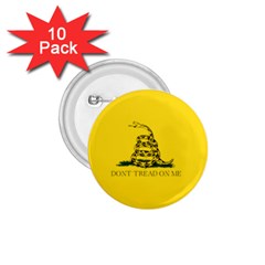 Gadsden Flag Don t Tread On Me 1 75  Buttons (10 Pack) by snek