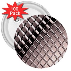 3d Abstract Pattern 3  Buttons (100 Pack)  by Sapixe