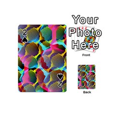3d Pattern Mix Playing Cards 54 (mini)  by Sapixe