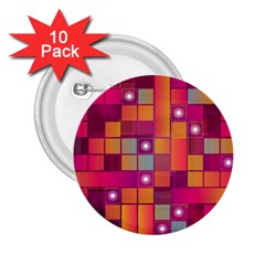 Abstract Background Colorful 2 25  Buttons (10 Pack)  by Sapixe