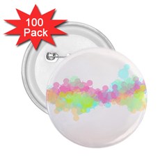 Abstract Color Pattern Colorful 2 25  Buttons (100 Pack)  by Sapixe