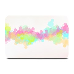 Abstract Color Pattern Colorful Plate Mats by Sapixe