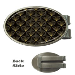 Abstract Stripes Pattern Money Clips (oval)  by Sapixe