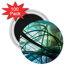 Abstract 2 25  Magnets (100 Pack)  by Sapixe