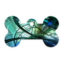 Abstract Dog Tag Bone (two Sides) by Sapixe