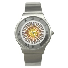 Abstract Art Art Modern Abstract Stainless Steel Watch by Sapixe