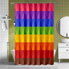 Abstract Pattern Background Shower Curtain 48  X 72  (small)  by Sapixe