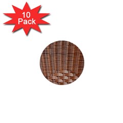 Armchair Folder Canework Braiding 1  Mini Buttons (10 Pack)  by Sapixe