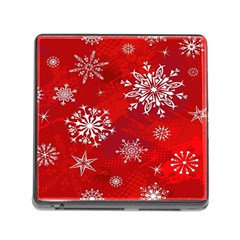Christmas Pattern Memory Card Reader (square) by Sapixe