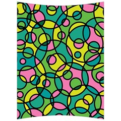 Circle Background Background Texture Back Support Cushion by Sapixe