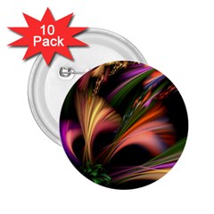 Color Burst Abstract 2 25  Buttons (10 Pack)  by Sapixe