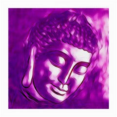 Purple Buddha Art Portrait Medium Glasses Cloth by yoursparklingshop