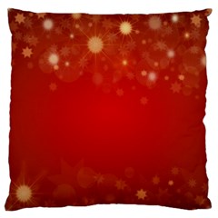 Background Abstract Christmas Large Flano Cushion Case (two Sides) by Nexatart