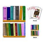 Shelf Books Library Reading Playing Card Back