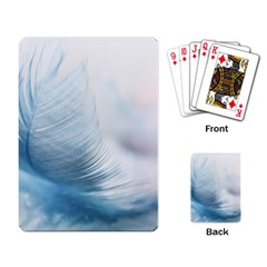 Feather Ease Slightly Blue Airy Playing Card by Nexatart