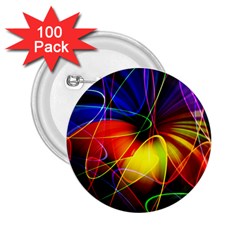 Fractal Pattern Abstract Chaos 2 25  Buttons (100 Pack)  by Nexatart