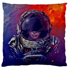Eve Of Destruction Cgi 3d Sci Fi Space Large Flano Cushion Case (one Side) by Sapixe