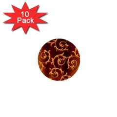 Floral Vintage 1  Mini Buttons (10 Pack)  by Sapixe