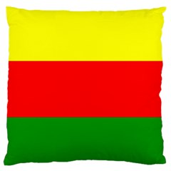 Kurdistan Kurd Kurds Kurdish Flag Large Flano Cushion Case (two Sides) by Sapixe