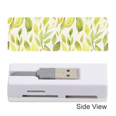 Green Leaves Nature Patter Memory Card Reader (stick)  by paulaoliveiradesign