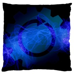 Particles Gear Circuit District Standard Flano Cushion Case (two Sides) by Sapixe