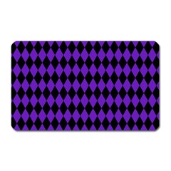 Jester Purple Magnet (rectangular) by jumpercat