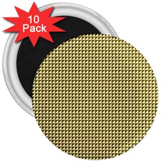 Ocre Triangulate 3  Magnets (10 Pack)  by jumpercat