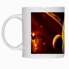 Planets Space White Mugs by Sapixe