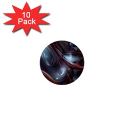 Shells Around Tubes Abstract 1  Mini Buttons (10 Pack)  by Sapixe